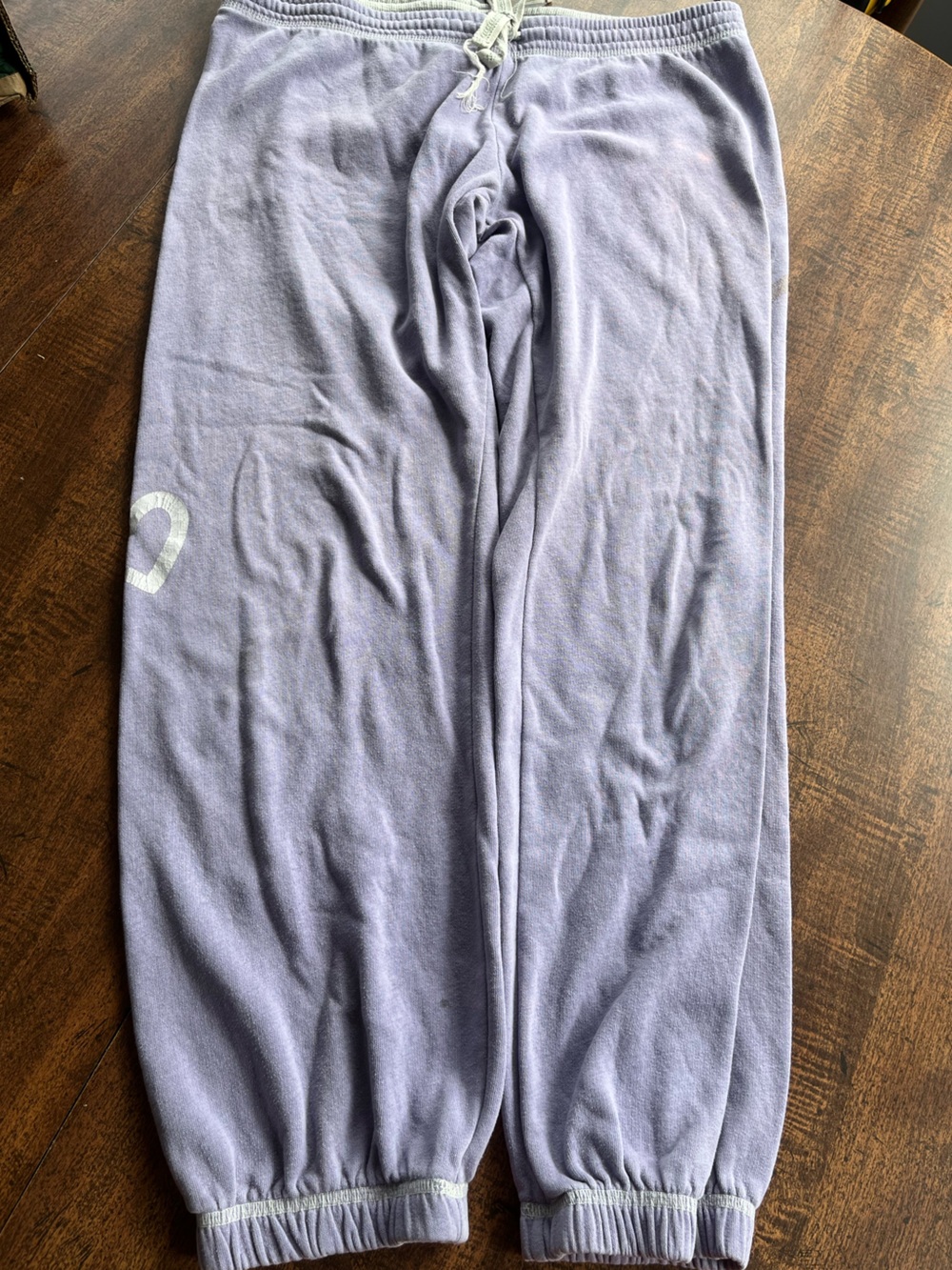 Y2K Victoria’s Secret PINK Purple Sweatpants Women’s Medium Lounge Pants Flaws